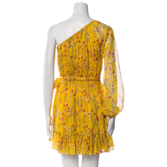 NEW Alexis Edyta one-shoulder yellow dress - Picture 4 of 9